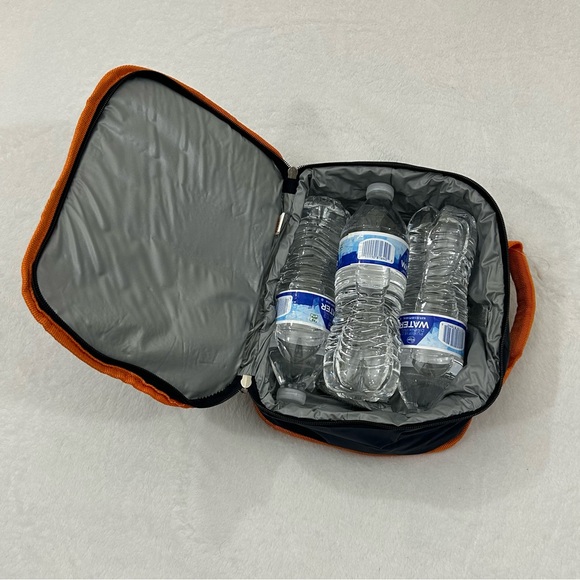 NFL Team Chicago Bears Football Travel School Game Cooler Lunch Box Bag 10”x8” - Picture 5 of 9